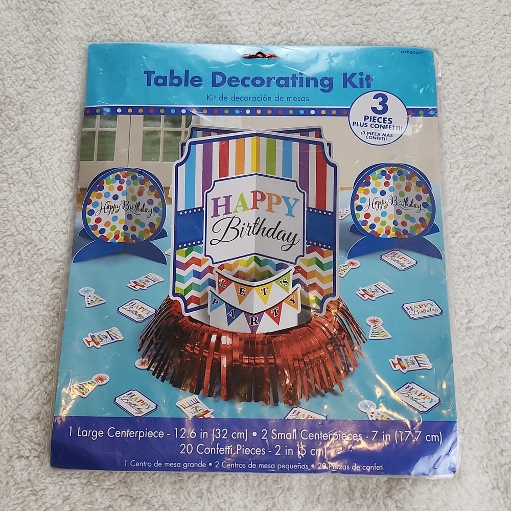 Birthday Table Decorations Kit